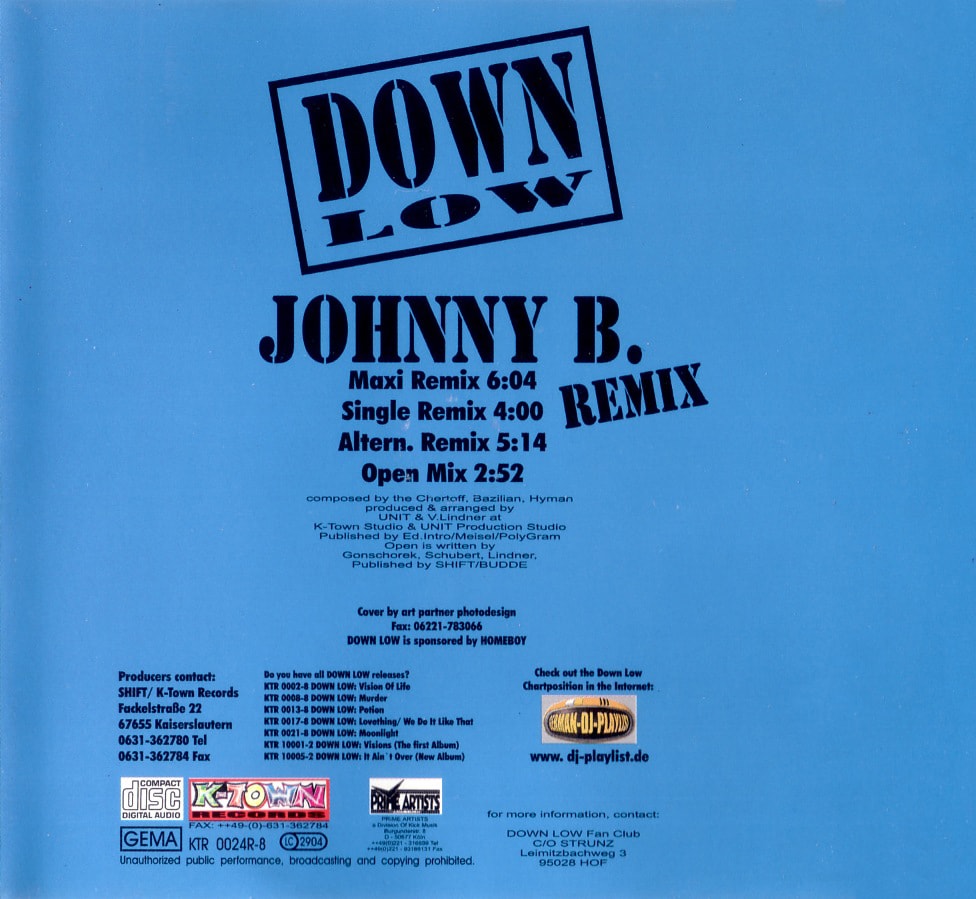 Label: K-Town Records / ZYX / Shift (7 января 1998) 