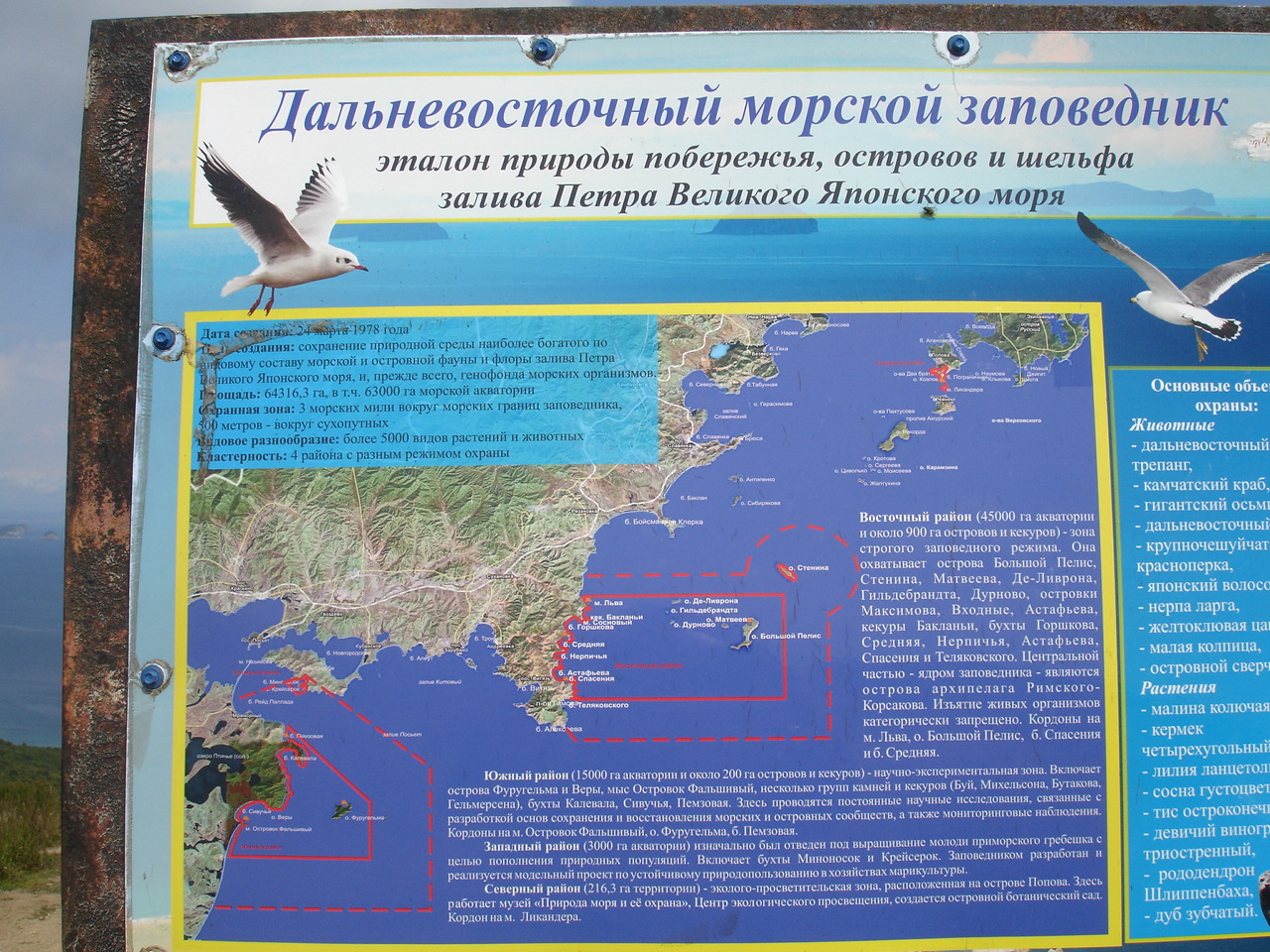 Дальневосточный морской заповедник заповедник карта