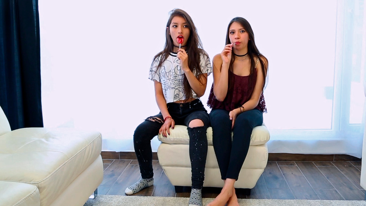 YouthLust - Half Sisters Threesome PART 1, 2 / Lili & Rose