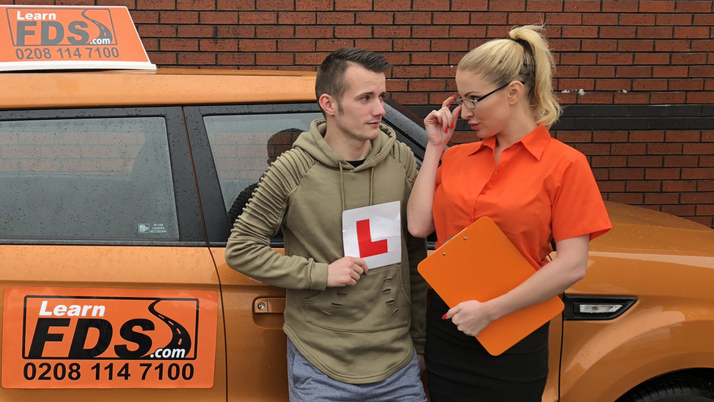 Georgie Lyall - Exam failure leads to hot car sex